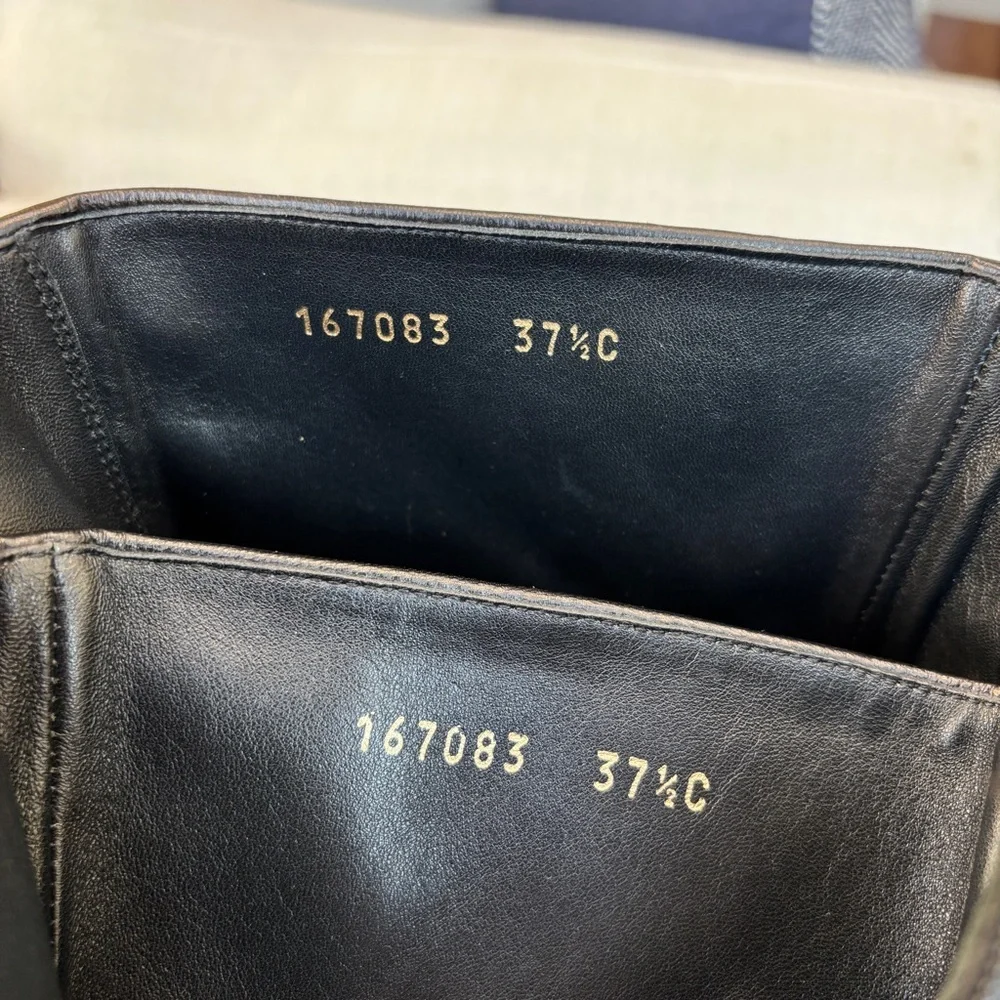 Authentic Vintage Gucci GG Monogram Canvas Pointed Toe Ankle Boots, Size 37. 1/2 - Picture 7 of 13